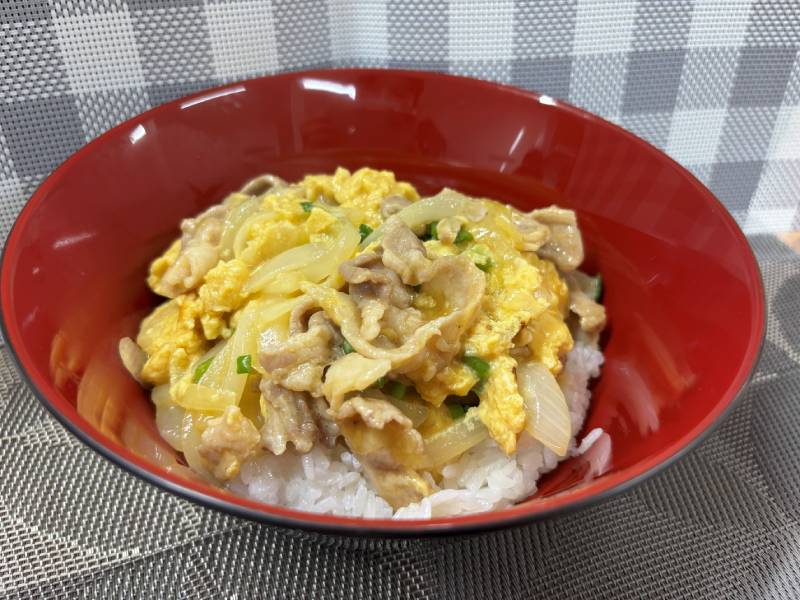 栄養科料理教室「他人丼」