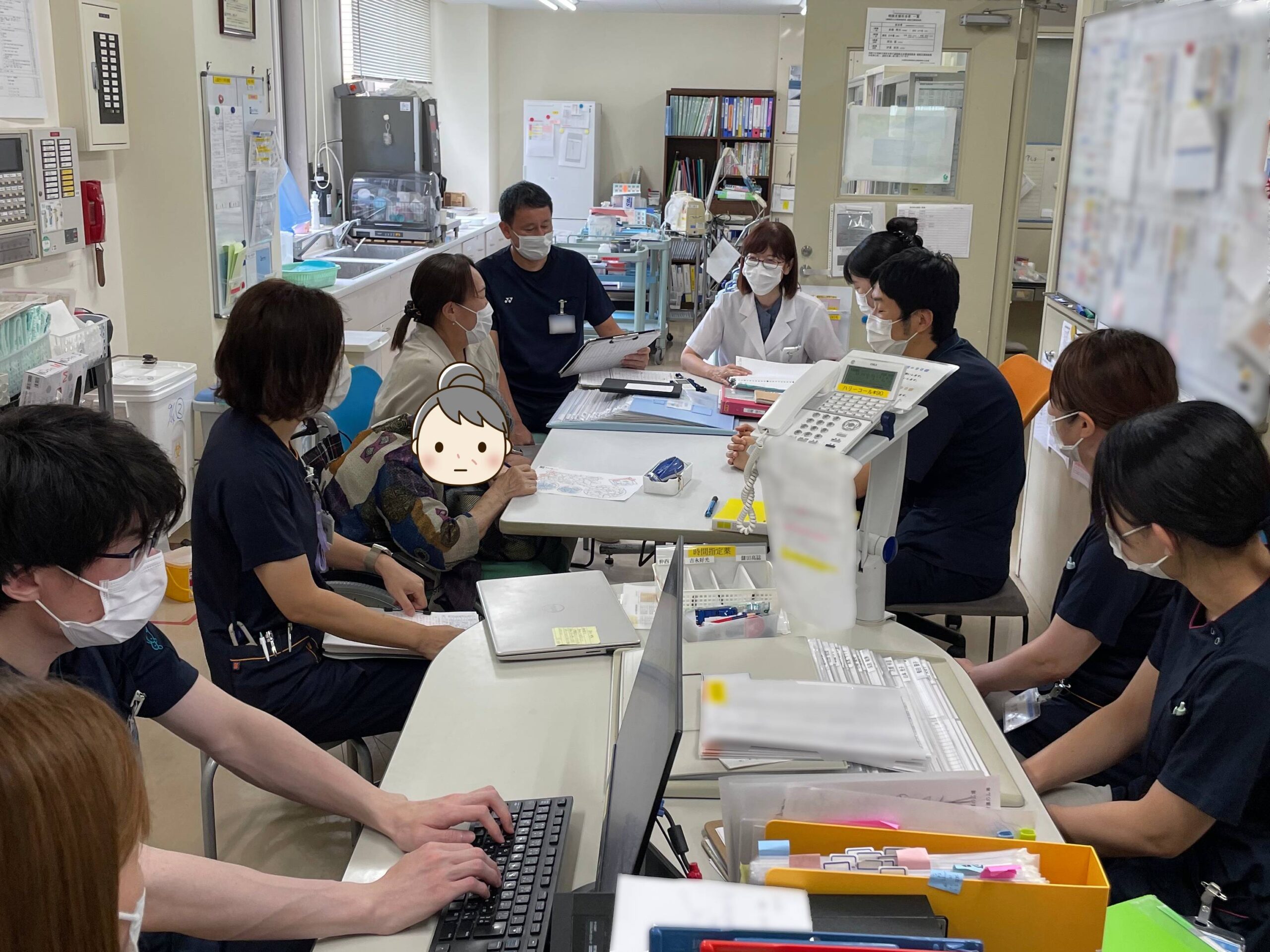 継続支援「定期カンファレンス開催」※精神科認定看護師 笹原さん