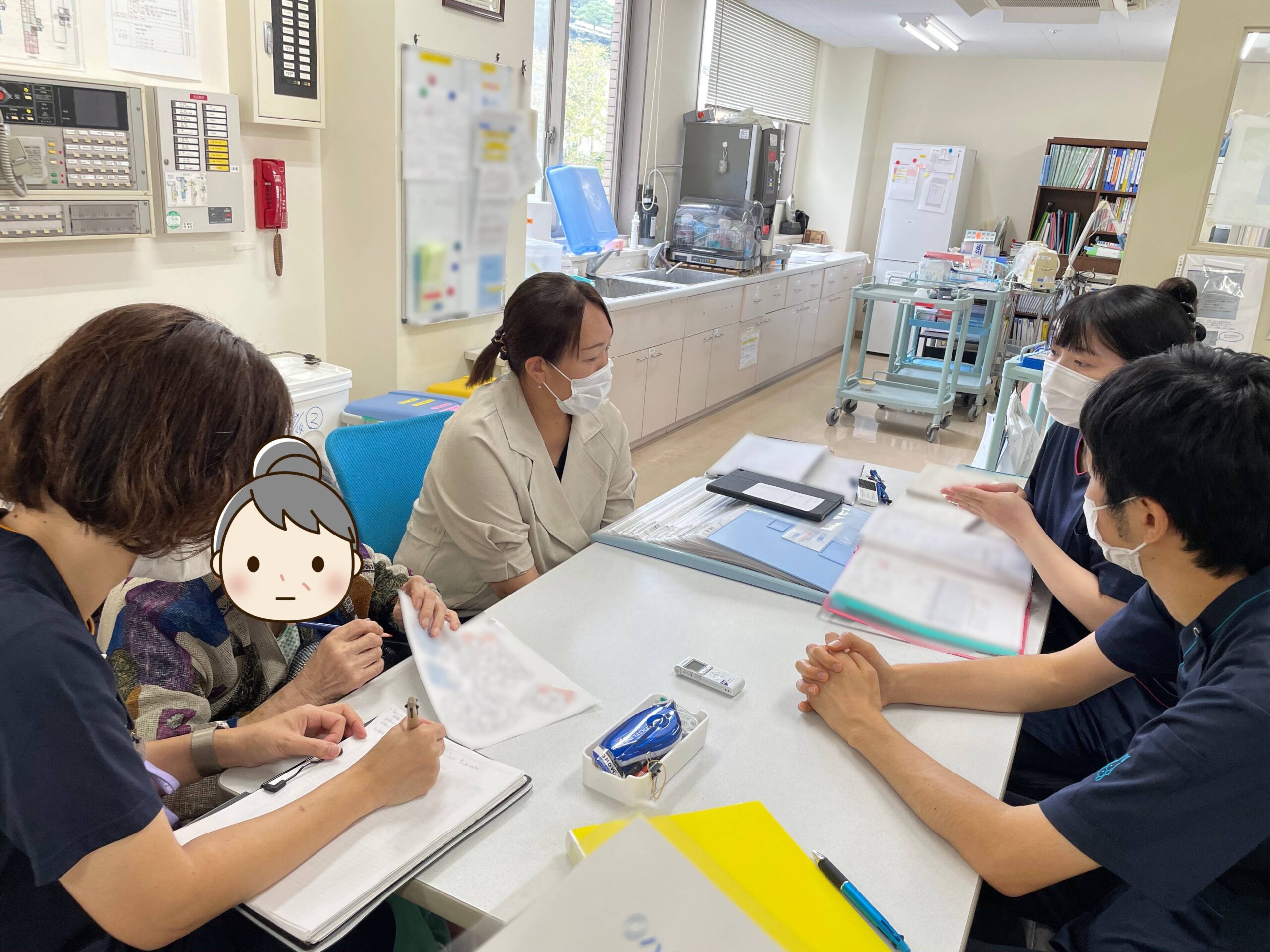 継続支援「定期カンファレンス開催」※精神科認定看護師 笹原さん